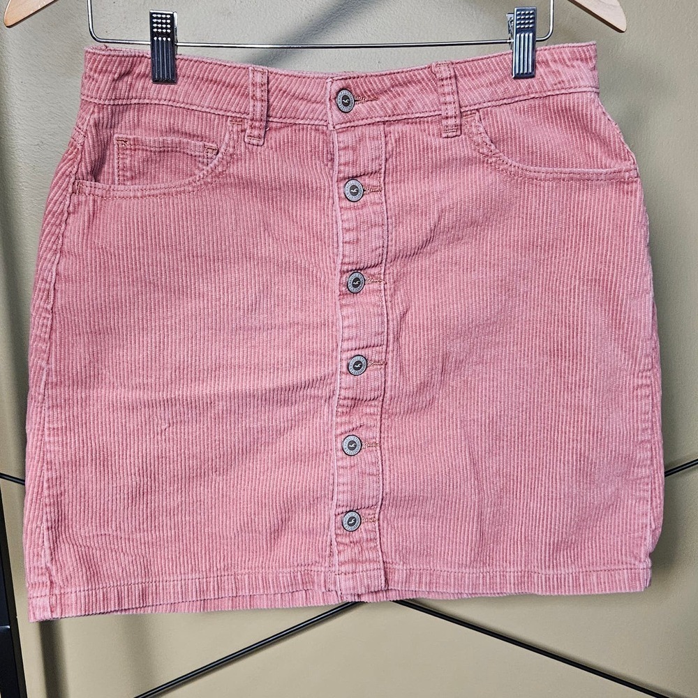 Hollister Corduroy Hig-Rise Skirt Size 11/30 - Picture 4 of 10